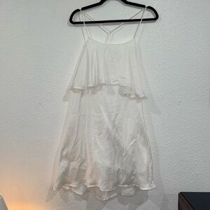 Elegant White Mini Dress